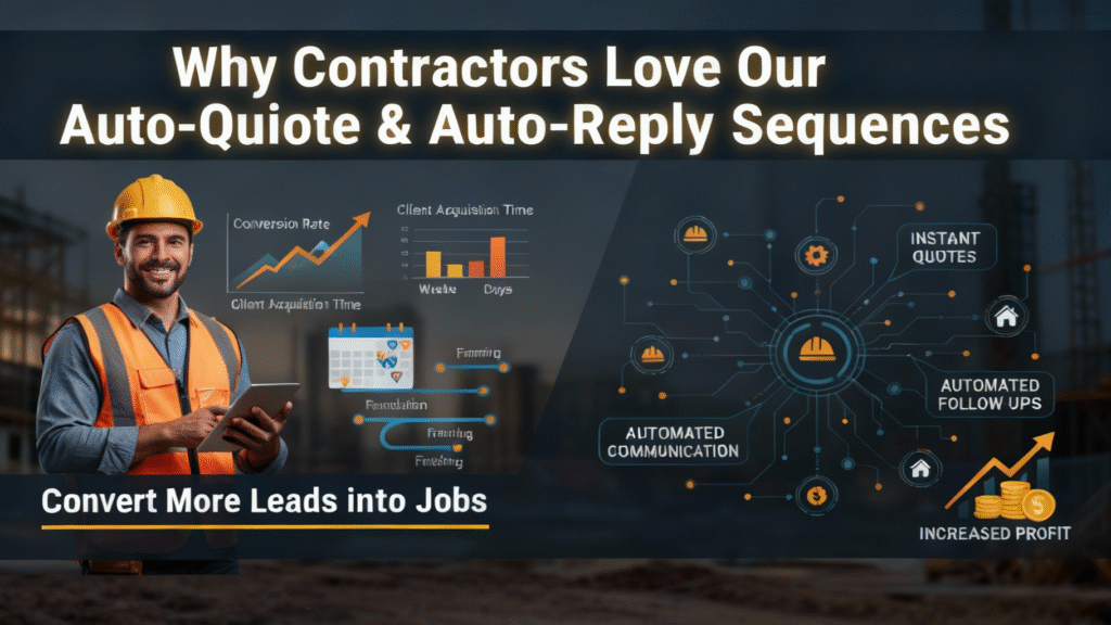 Why Contractors Love Our Auto-Quote & Auto-Reply Sequences